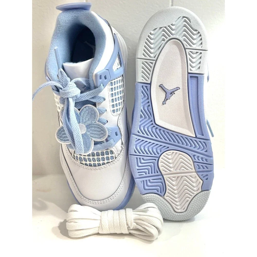 Air Jordan 4 Retro forget Me Not BRAND NEW youth 13